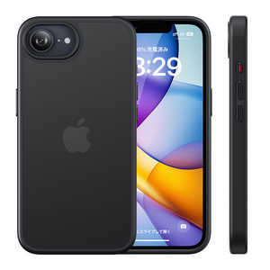 NIMASO iPhone 16e TPU+PCケース 艶消し (ニマソ) ブラック NI-D1-SEES0210 NIMASO iPhone 16e TPU+PCケース 艶消し (ニマソ) ブラック NI-D1-SEES0210