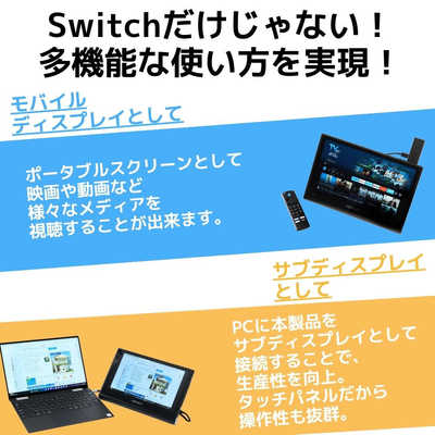 【訳アリ極美品A】pentact マルチメディアポータブルモニター ピーアンドジー PENTACT マルチメディアポータブルモニター