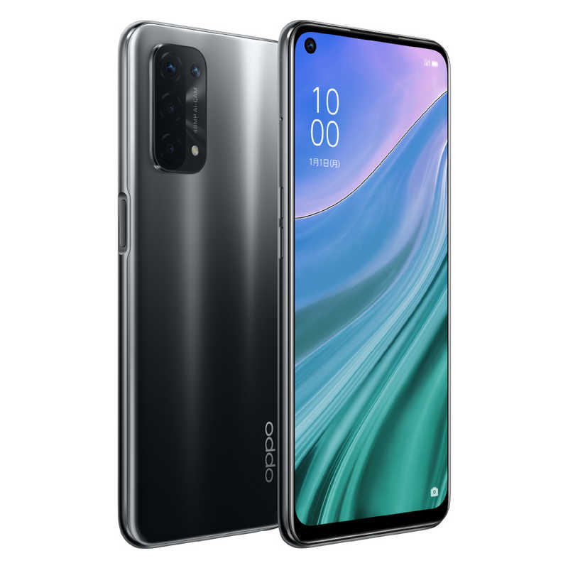 OPPO OPPO SIMフリースマートフォン　OPPO A54 5G メモリ ストレージ  4GB 64GB  シルバーブラック CPH2303BK CPH2303BK