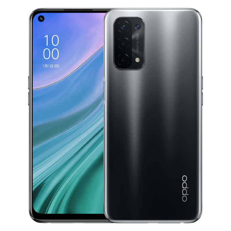 OPPO OPPO SIMフリースマートフォン　OPPO A54 5G メモリ ストレージ  4GB 64GB  シルバーブラック CPH2303BK CPH2303BK