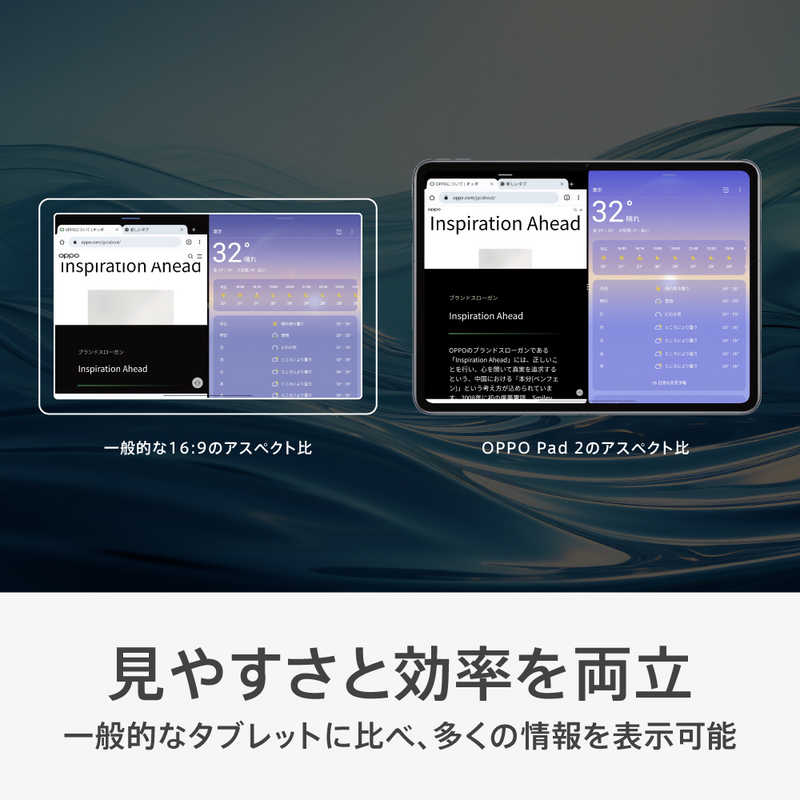 OPPO OPPO Androidタブレット Pad 2 グレー  OPD2202GY OPD2202GY