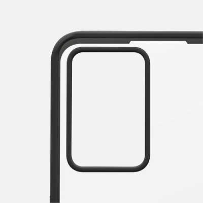 OPPO Reno9 A ハイブリッドケース ブラック CSRENO9BK の通販