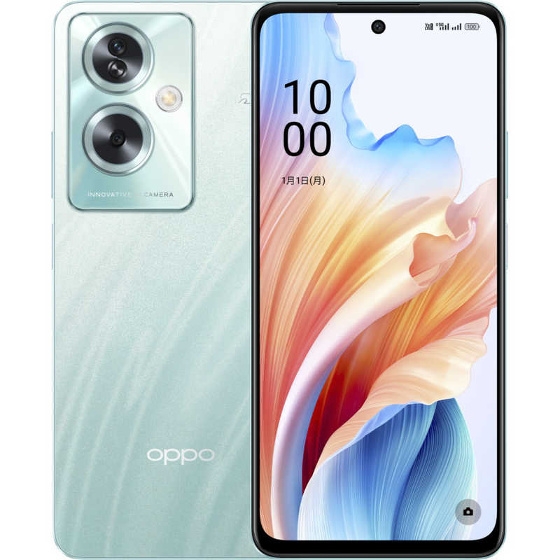 OPPO OPPO SIMフリースマートフォン OPPO A79 5G 6.7インチ  メモリ/ストレージ：4GB/128GB グローグリーン CPH2557GR CPH2557GR