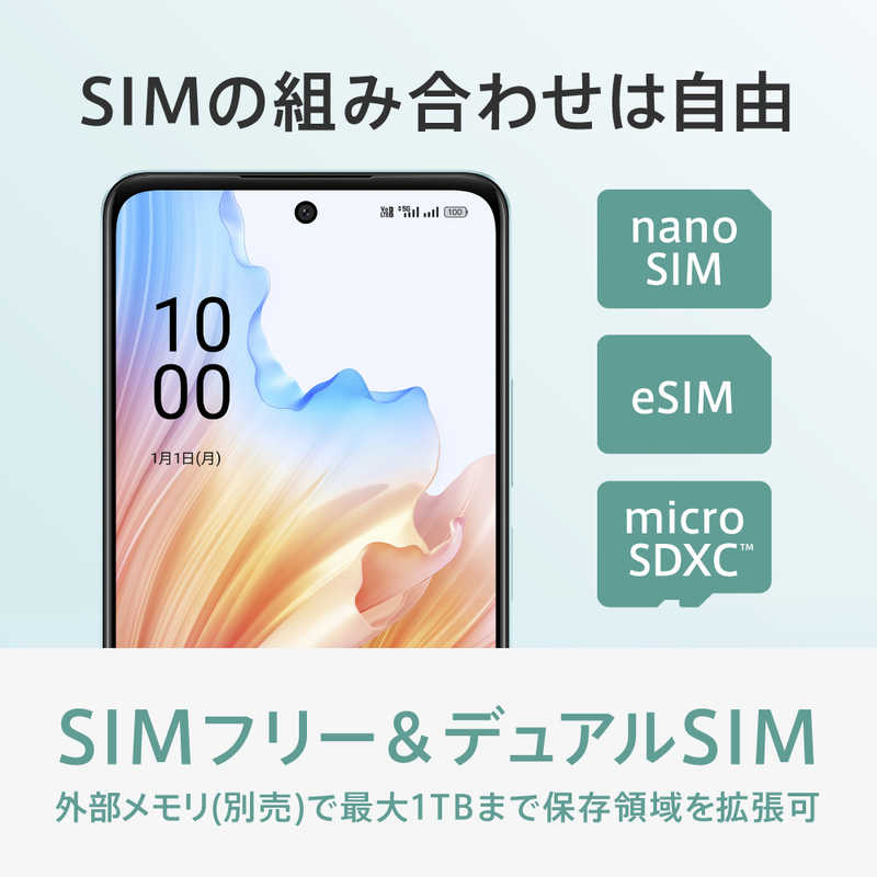 OPPO OPPO SIMフリースマートフォン OPPO A79 5G 6.7インチ  メモリ/ストレージ：4GB/128GB グローグリーン CPH2557GR CPH2557GR