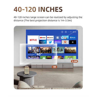 SEWOO　フルHDスマートプロジェクター SEWOO フルHDスマートプロジェクター ブラウン SW-SPJ300 の通販