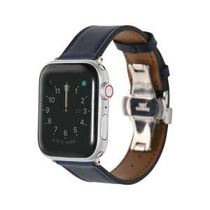 PFJ AppleWatch42/44mm用本革ファルファーラ ネイビー PHDFFLW6L-NV