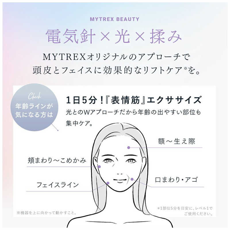 MYTREX MYTREX 電気針 EMS ヘッドスパ プロ マイトレックス MT-EHP22B MT-EHP22B