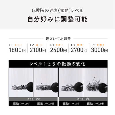 MYTREX マッサージガン ハンディマッサージャー REBIVE マイ