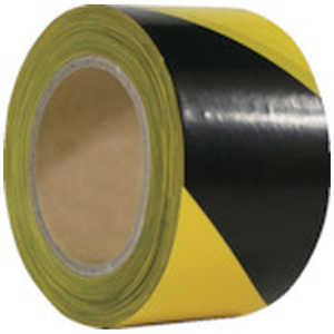 セーフラン安全用品 セーフランバリケードテープ黄/黒幅70mm×130m非粘着  11642