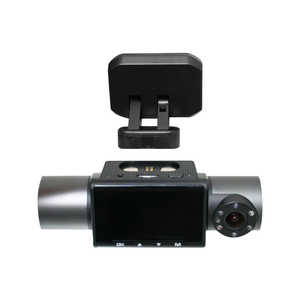 サンコー ドライブレコーダー PRO 前後車内3カメラ高画質[前後カメラ対応 /Full HD（200万画素） /一体型] TRLECASBK