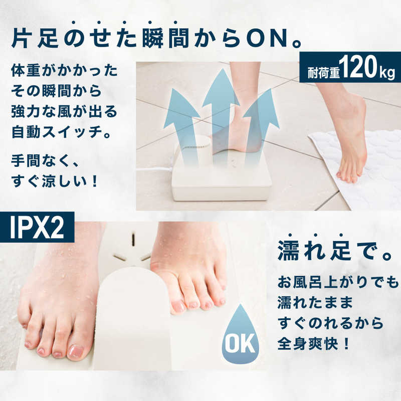 サンコー サンコー お風呂あがり全身爽快乗れる扇風機「のれせん」 GDYFANH GDYFANH
