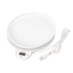 サンコー フードウォーマーディッシュ ［プレート1枚］ ホワイト FDWD25SWH