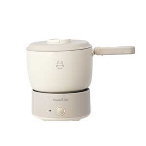 サンコー 楽々収納電気鍋「コロン」グレージュ ThankPan グレージュ KGDR25HJU