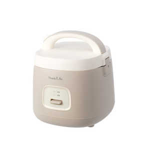 サンコー 簡単操作炊飯器「ノラノラ」グレージュ ThankPan [3合 / マイコン] グレージュ KGDF25HJU