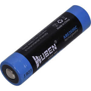 WUBEN ABE2600C[18650規格リチウムイオン充電池 PSEマーク] ABE2600C