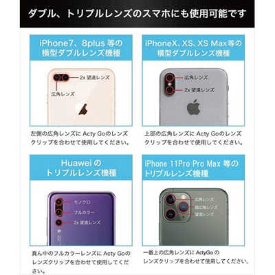 18倍固定望遠レンズ付きスマホレンズ４点セット Amazon | 【日本テレビバゲットで紹介】ActyGo 18X固定望遠