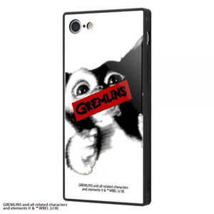 INGREM iPhone SE 第2世代 /iPhone 8/iPhone 7 ガラスケース KAKU グレムリン WARNING IQ-WP7K1B/GR005