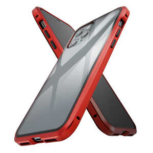 INGREM iPhone 11 Pro アルミ×ガラス マグネットケース/レッド ISP23AG1R