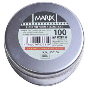 その他メーカー マリックス(缶入り・長巻100)ISO100 白黒ネガフィルム MARIX-ISO100-BW-100