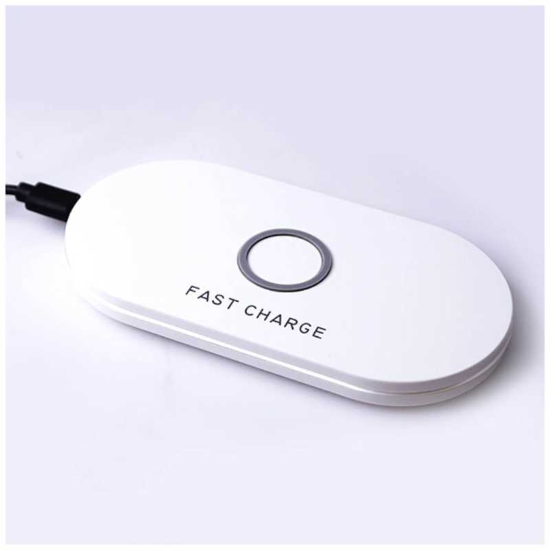 アイキューラボ アイキューラボ CONSON Qi対応 Wireless Charging Plate WC-FC-P-WH ホワイト  WC-FC-P-WH ホワイト 