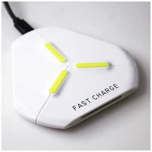 アイキューラボ CONSON Qi対応 Wireless Charging Triangle WC-FC-T-WH ホワイト