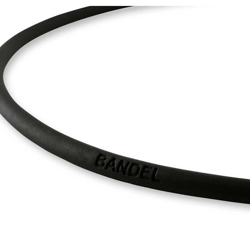BANDEL BANDEL 磁気ネックレス Bold Necklace Stack ボールド ネックレス スタック(47cm/ブラック×シルバー) HLCNBSBBS47 HLCNBSBBS47