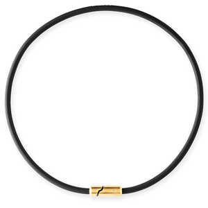 BANDEL 磁気ネックレス Bold Necklace Stack ボールド ネックレス スタック(47cm/ゴールド×ブラック) HLCNBSCGB47
