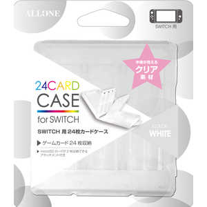 アローン Switch用 カードケース24+2枚 WHITE SWカｰドケｰス24WH