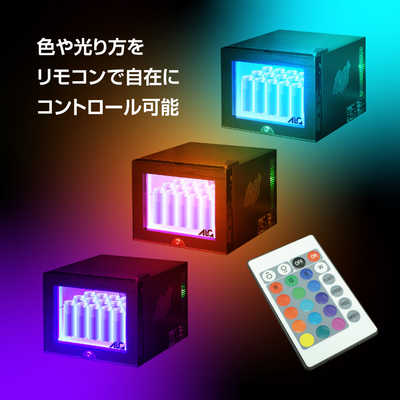 K☆004 アーロン LED内蔵ミニゲーミング冷蔵庫 ALG-GMMFL20L アローン LED内蔵ミニゲーミング冷蔵庫 [20L] ALG-GMMFL20L の