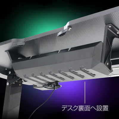 アローン ゲーミングデスク ALLONE 電動昇降式 110cm ALGGMDEL110 の