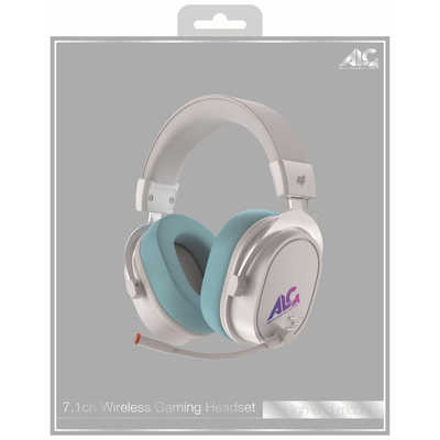 アローン 7.1chワイヤレスゲーミングヘッドセットホワイト ALLONE ALG