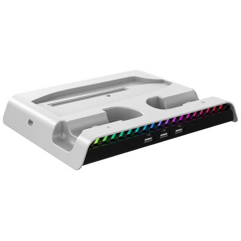 アローン アローン PS5 Slim用LEDライト付きマルチ充電スタンド PS5SlimLEDﾗｲﾄｽﾀﾝﾄﾞ PS5SlimLEDﾗｲﾄｽﾀﾝﾄﾞ