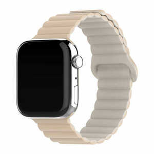 アローン AppleWatch 38/40/41 シリコンマグネットバンド ベージュグレージュ ALLONE ALG-WS01BEGRG
