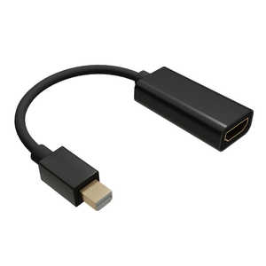 AREA [Mini DisplayPort オス→メス HDMI] 変換アダプタ SPIDER MDP ブラック SD-MiDP4KH