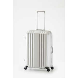 ＜コジマ＞ A.L.I スーツケース ハードキャリー 82L MAXSMART(マックススマート) ホワイト H082WH MS20529