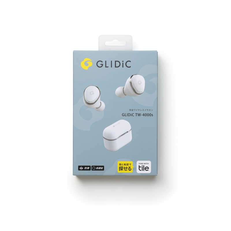 GLIDIC GLIDIC フルワイヤレスイヤホン リモコン・マイク対応 ホワイト GL-TW4000S-WH GL-TW4000S-WH