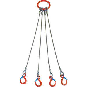大洋製器工業 4本吊 ワイヤスリング 1.6t用×1m 4WRS 1.6T×1