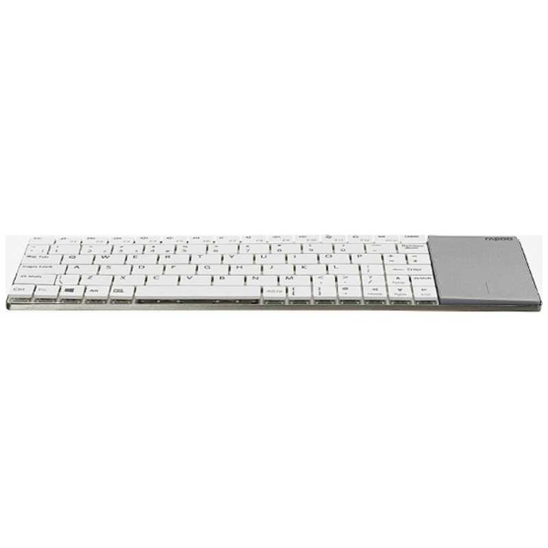 UNIQ UNIQ ワイヤレスキーボード[USB 2.4Ghz･Win/Mac]rapoo E2710(ホワイト) E2710W E2710W