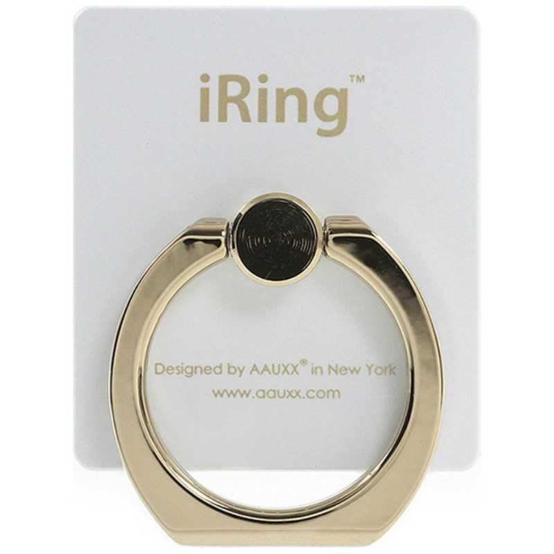 UNIQ UNIQ 〔スマホリング〕 iRing Limited Edition ゴールドシャフト/パールホワイト UMS-IRLEG01PW UMS-IRLEG01PW