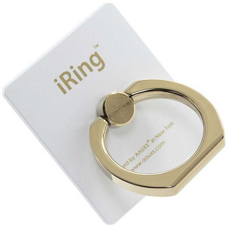 UNIQ UNIQ 〔スマホリング〕 iRing Limited Edition ゴールドシャフト/パールホワイト UMS-IRLEG01PW UMS-IRLEG01PW
