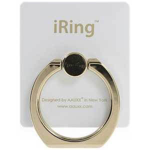 UNIQ 〔スマホリング〕 iRing Limited Edition ゴールドシャフト/パールホワイト UMS-IRLEG01PW
