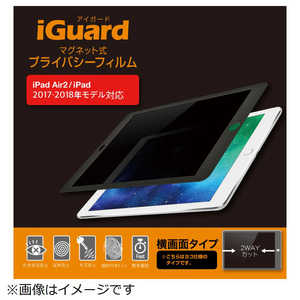 UNIQ iPad 9.7インチ / iPad Air 2用 マグネット式プライバシーフィルム iGuard(横画面タイプ) IG97PFL