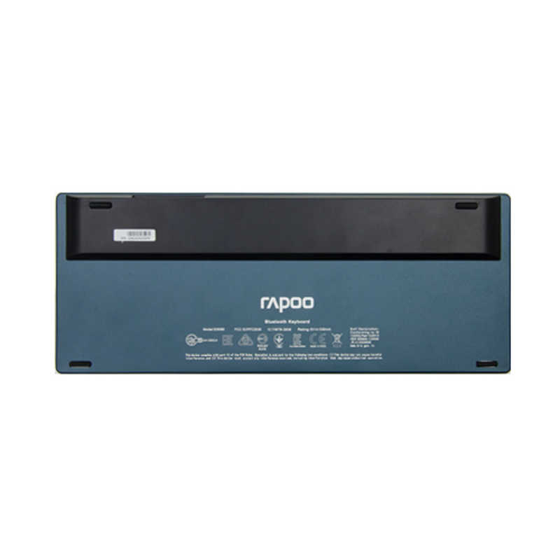 UNIQ UNIQ Rapoo E6080 マルチデバイス対応ウルトラスリムワイヤレスキーボート E6080BK ブラック E6080BK ブラック