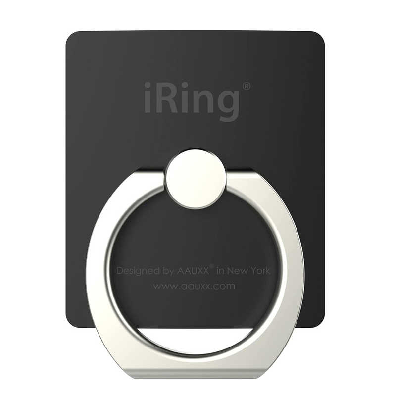 UNIQ UNIQ スマートフォンリング iRing Black UMS-NIRBK UMS-NIRBK