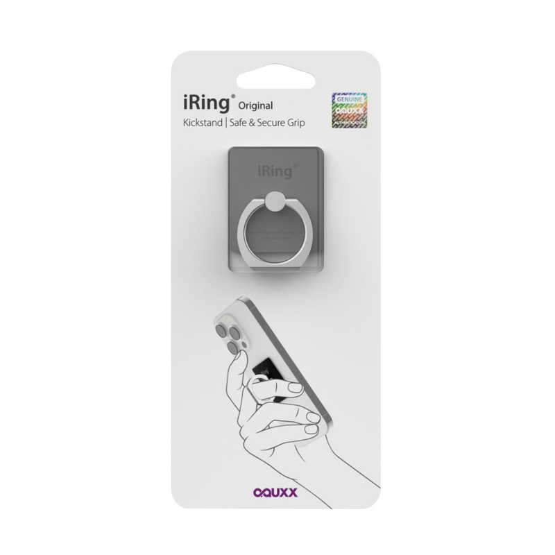 UNIQ UNIQ スマートフォンリング iRing Gray UMS-NIRGR UMS-NIRGR