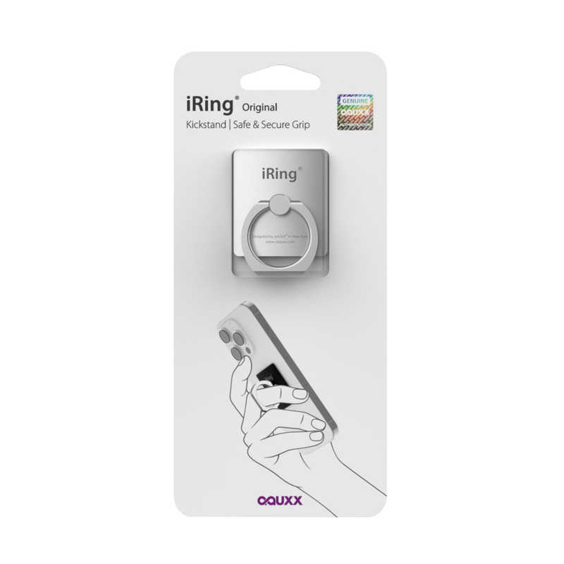 UNIQ UNIQ スマートフォンリング iRing Silver UMS-NIRSL UMS-NIRSL