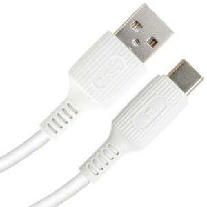 ϥ USB-A to USB-C 餫֥ 1.2m ۥ磻 WH JKYAC120