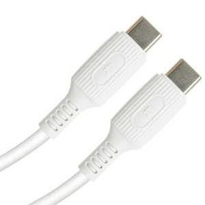 ϥ USB-C to USB-C 餫֥ 1.2m ۥ磻 WH JKYCC120