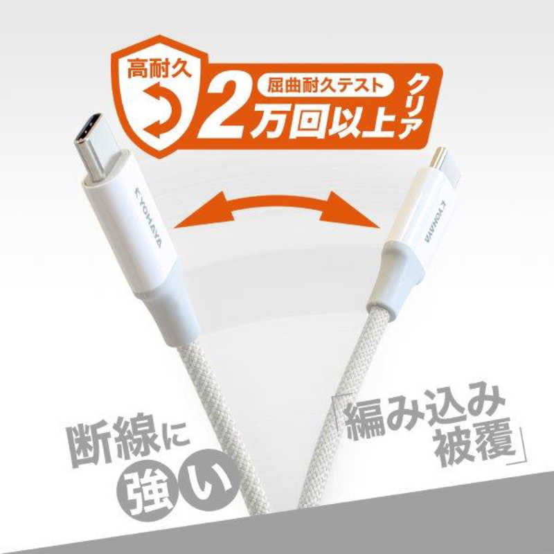 京ハヤ 京ハヤ USB2.0 Type-Cケーブル カラフルタイプ 1.2m JKFAC120SL JKFAC120SL