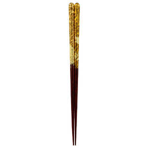 イシダ 箸 一双 京都金彩 猛虎 22.5cm 38162